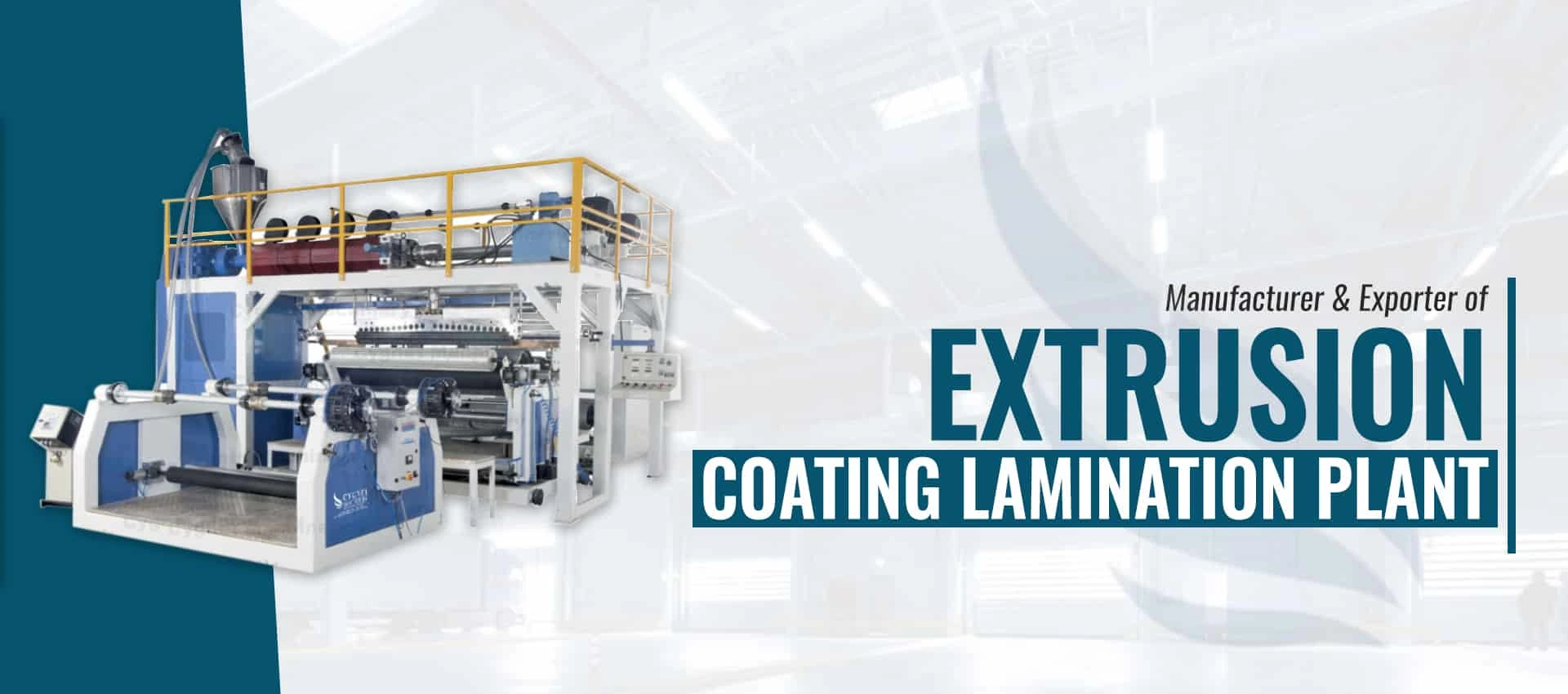 extrusion coating lamination plant banner